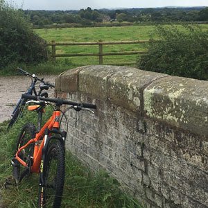 Cycling paths in Nantwich